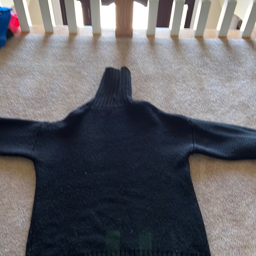 Black turtle neck